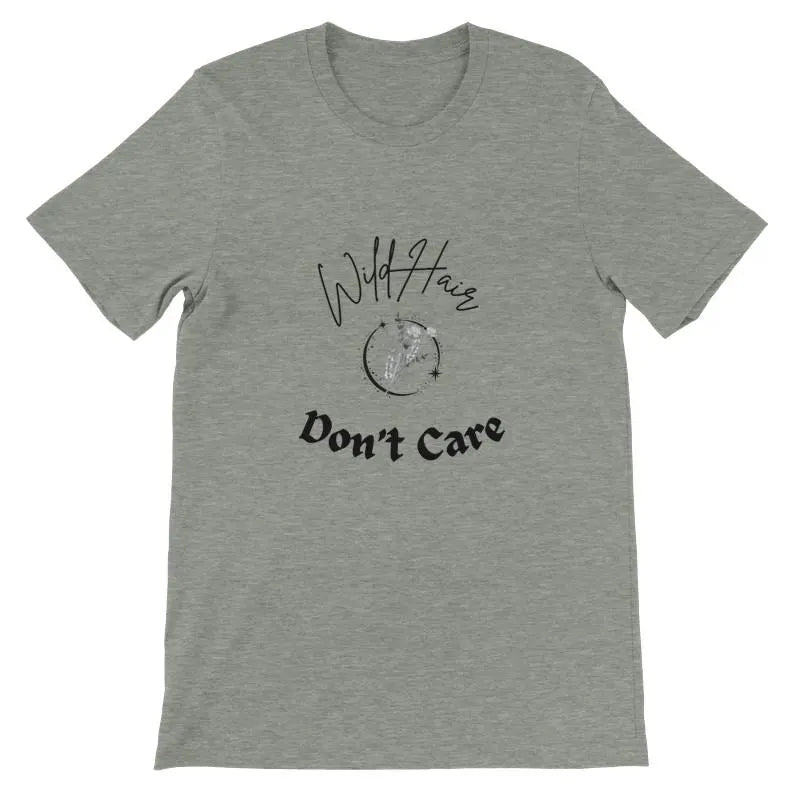 Funny Wild Hair Don't Care T-Shirt - Perfect for Motorcycle Riding - Soft & Comfy Unisex Tee