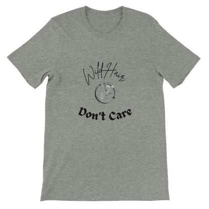 Funny Wild Hair Don't Care T-Shirt - Perfect for Motorcycle Riding - Soft & Comfy Unisex Tee