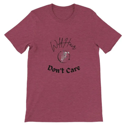 Funny Wild Hair Don't Care T-Shirt - Perfect for Motorcycle Riding - Soft & Comfy Unisex Tee