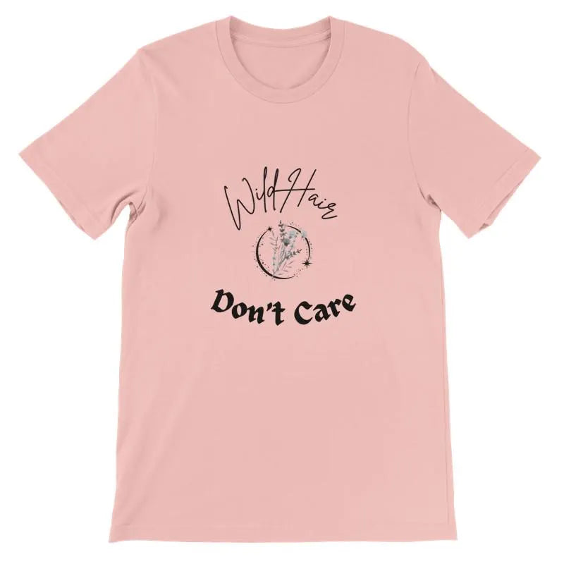 Funny Wild Hair Don't Care T-Shirt - Perfect for Motorcycle Riding - Soft & Comfy Unisex Tee